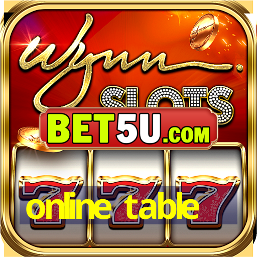 online table