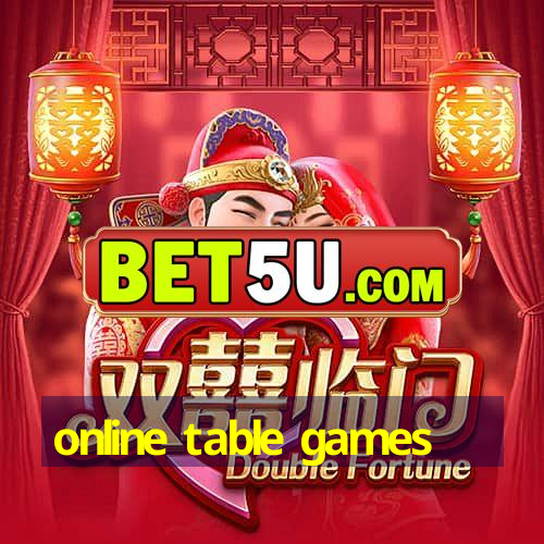 online table games