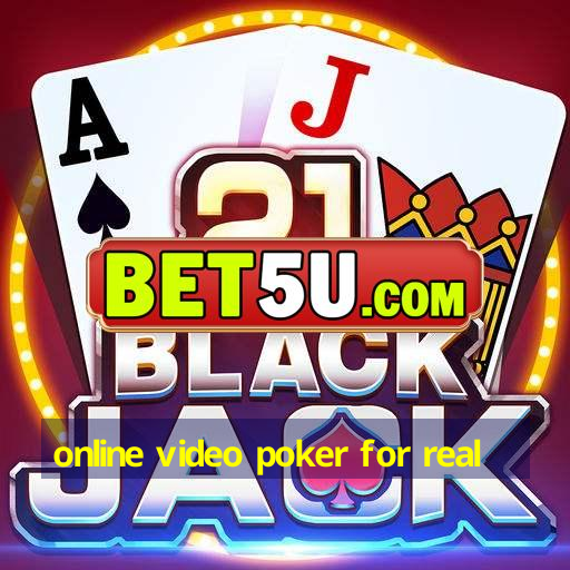 online video poker for real