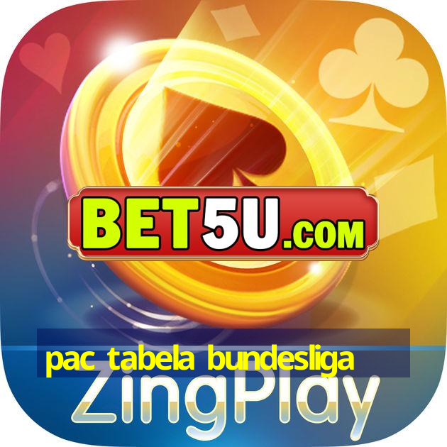 pac tabela bundesliga