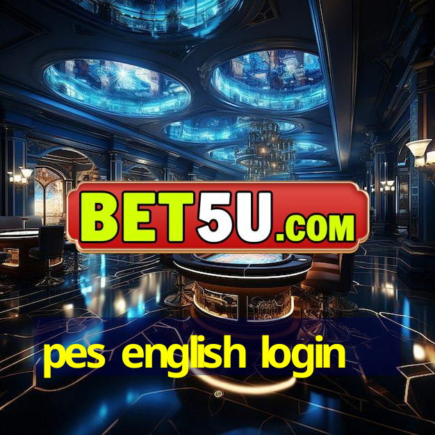 pes english login