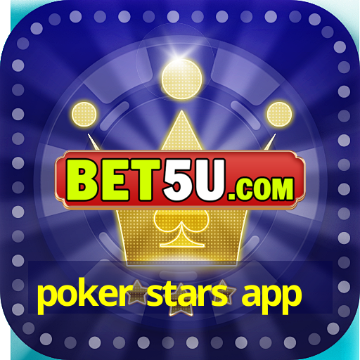 poker stars app