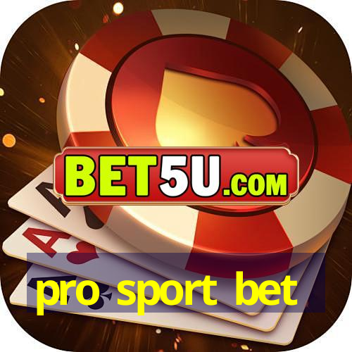 pro sport bet