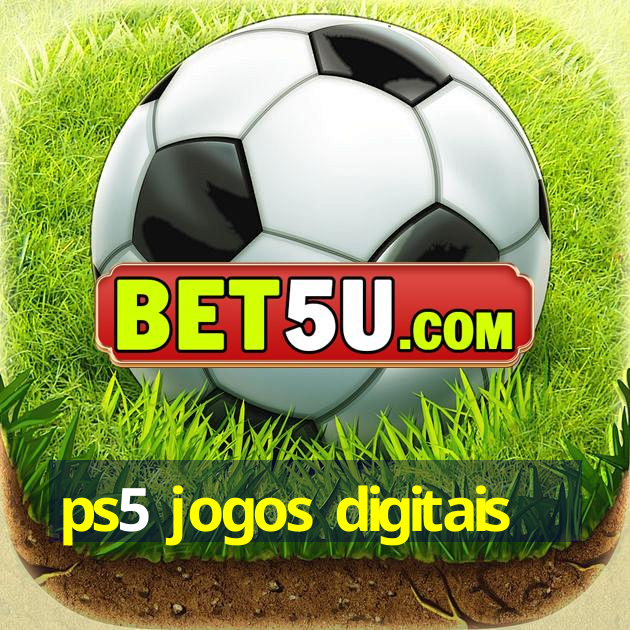 ps5 jogos digitais