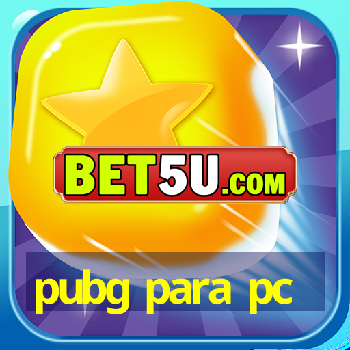 pubg para pc