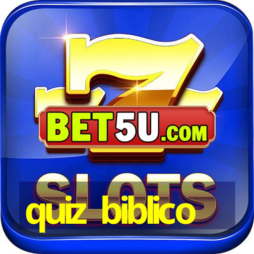 quiz biblico