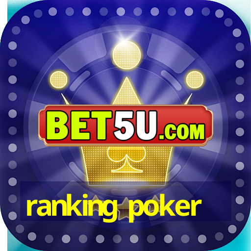 ranking poker