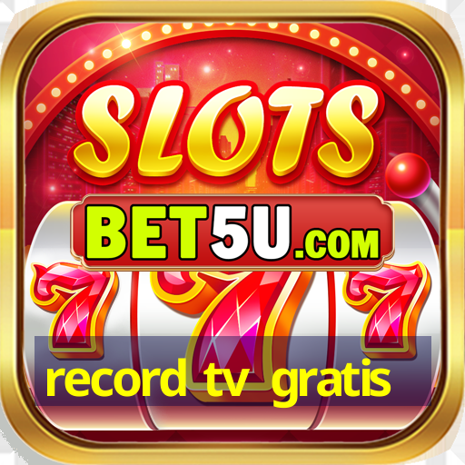 record tv gratis