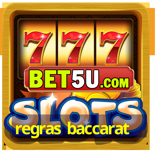 regras baccarat