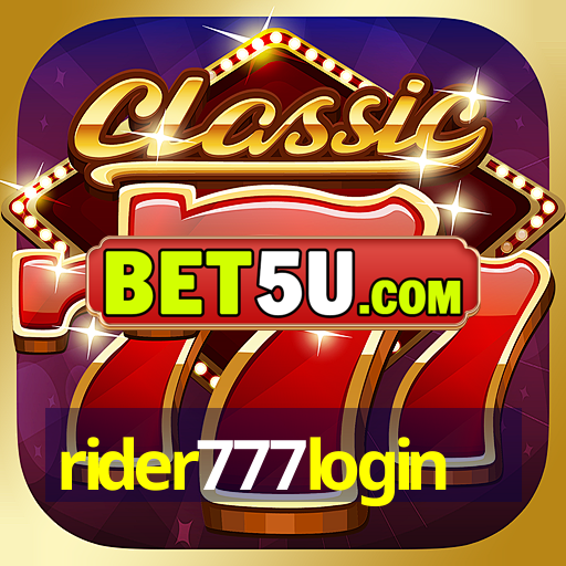 rider777login