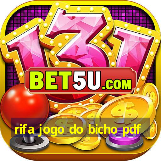 rifa jogo do bicho pdf