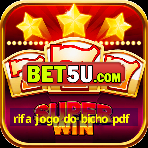 rifa jogo do bicho pdf