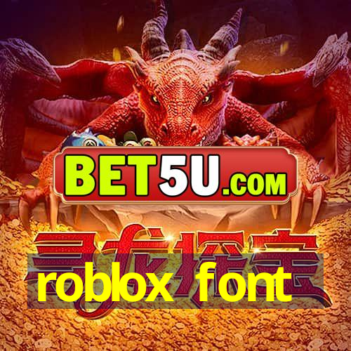 roblox font