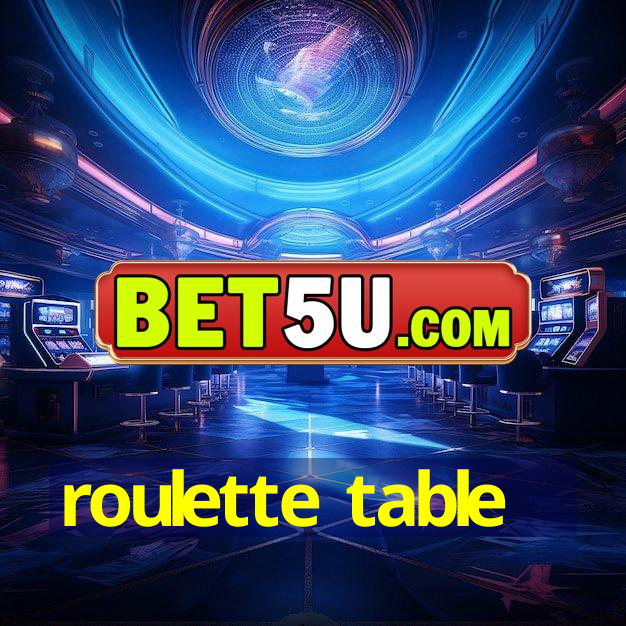 roulette table