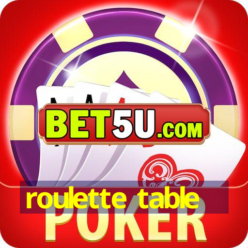 roulette table