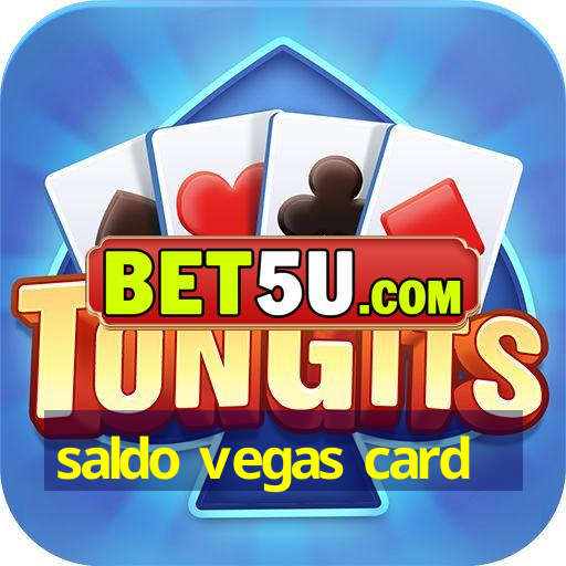 saldo vegas card