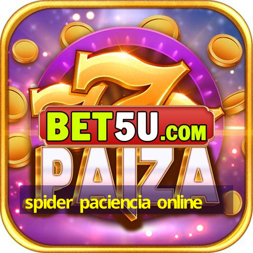 spider paciencia online