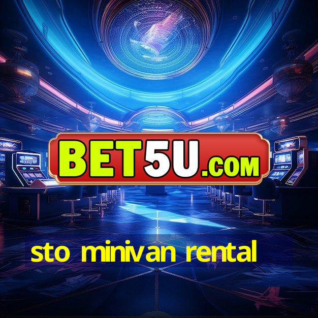 sto minivan rental