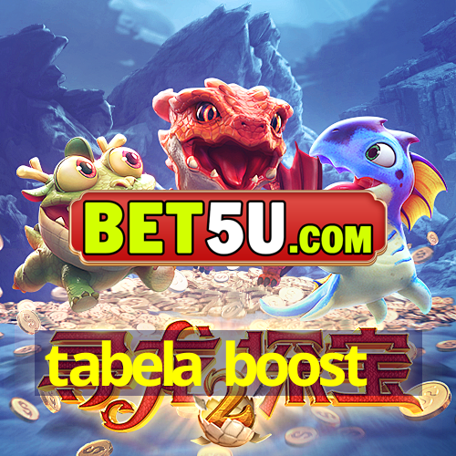 tabela boost