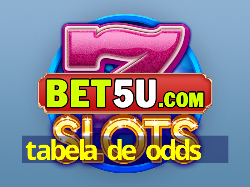 tabela de odds