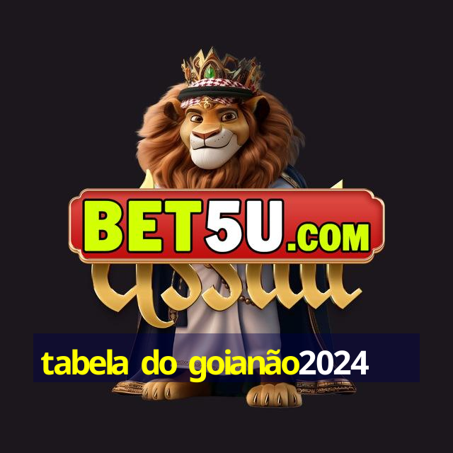 tabela do goianão2024