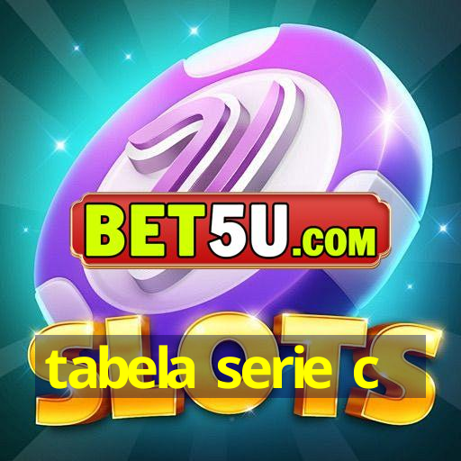 tabela serie c