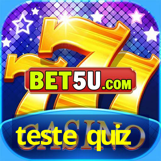 teste quiz