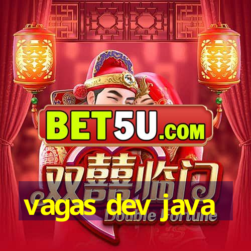 vagas dev java