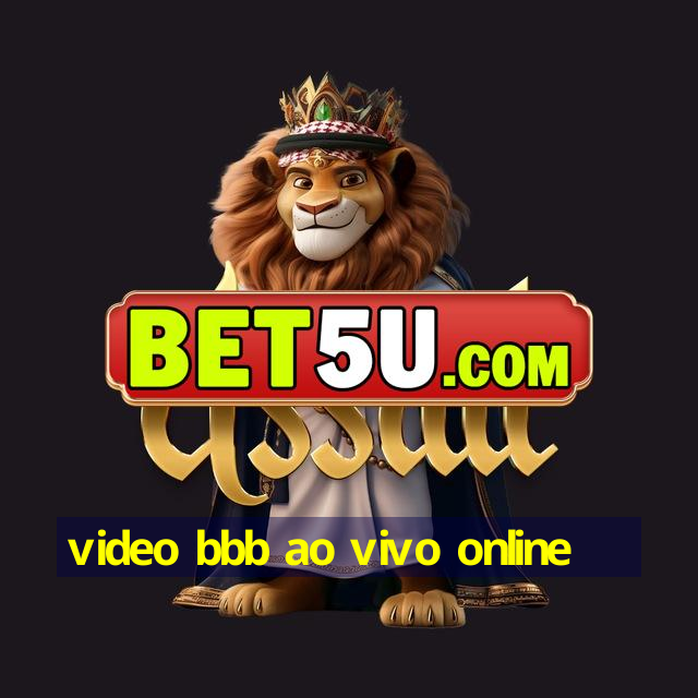 video bbb ao vivo online