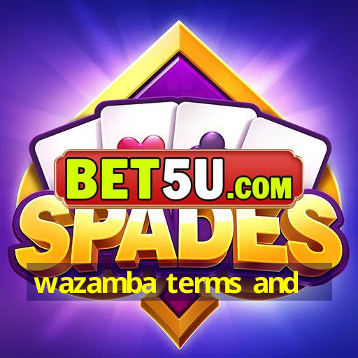 wazamba terms and