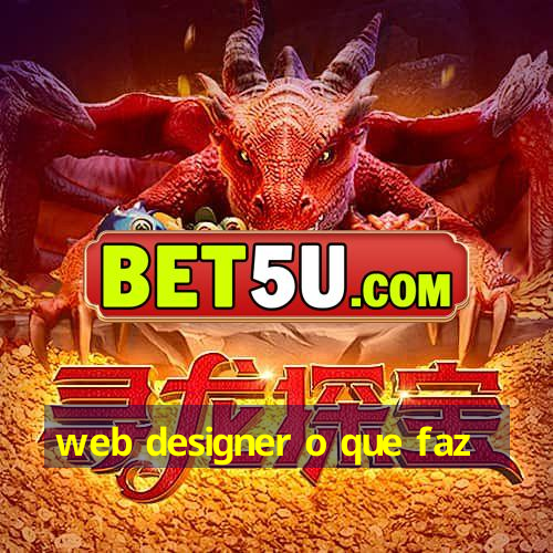 web designer o que faz