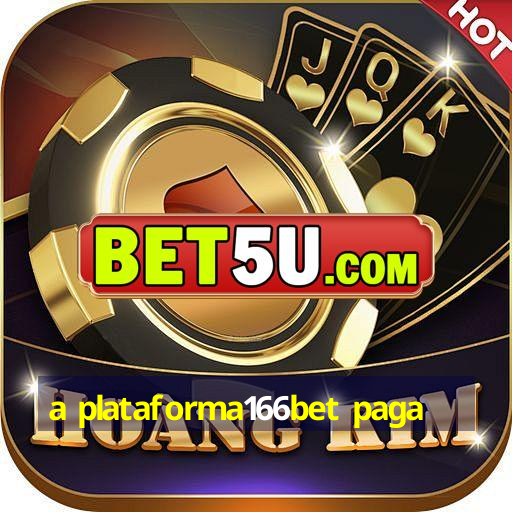 a plataforma166bet paga