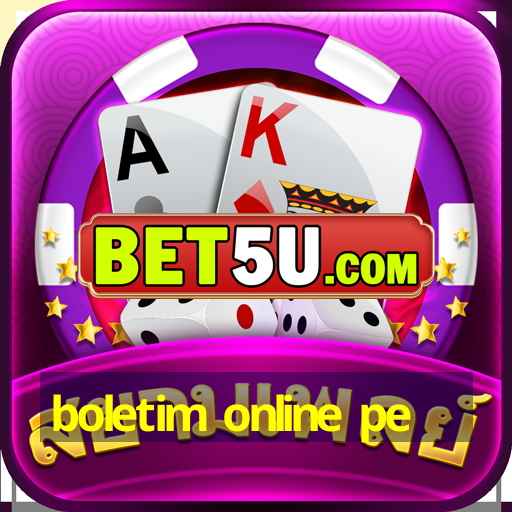 boletim online pe