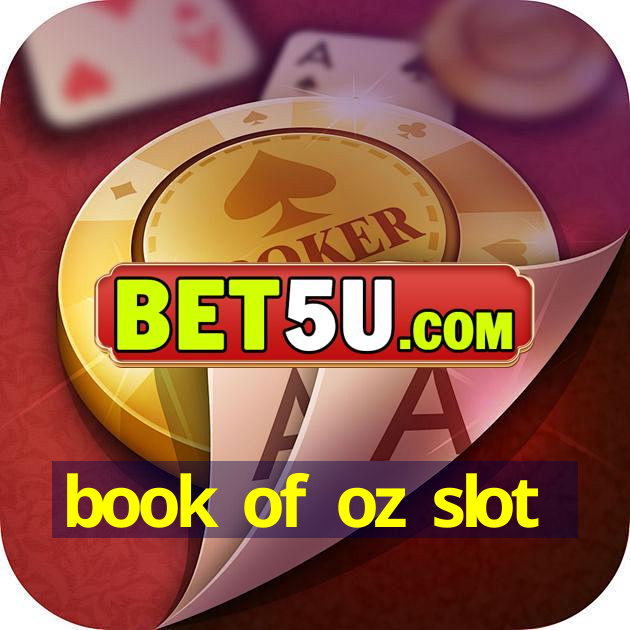 book of oz slot