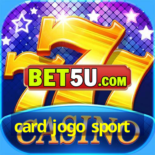 card jogo sport