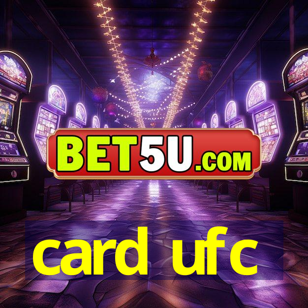 card ufc