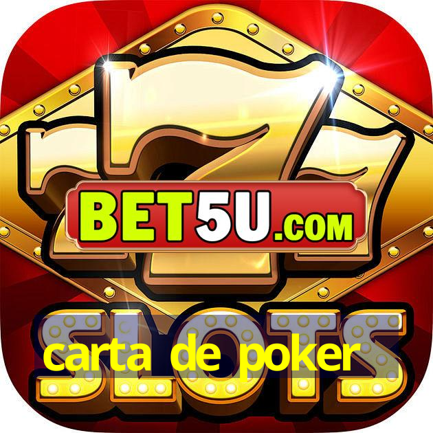 carta de poker