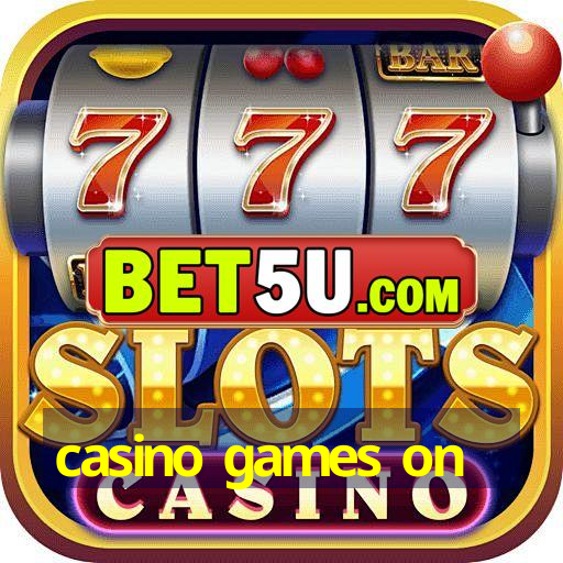 casino games on