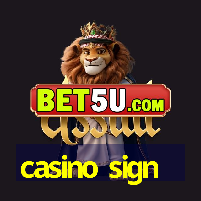 casino sign