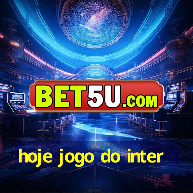 hoje jogo do inter