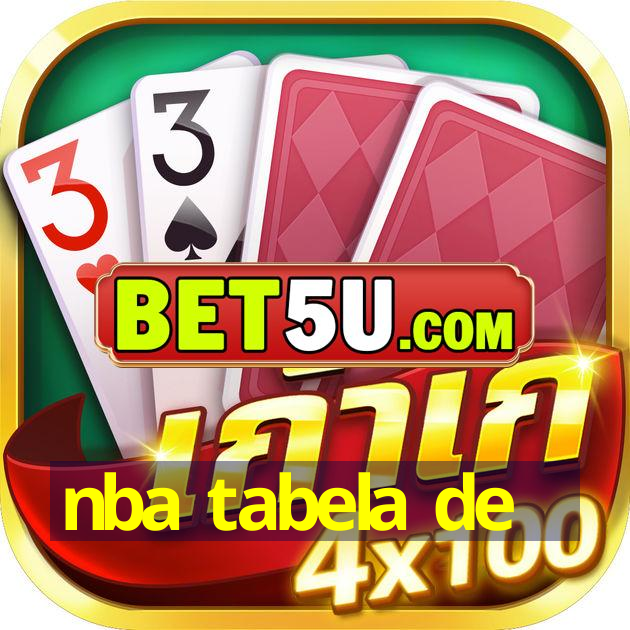 nba tabela de