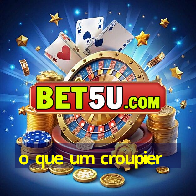 o que um croupier