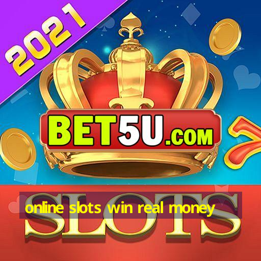 online slots win real money