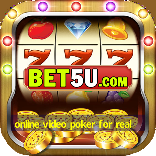 online video poker for real