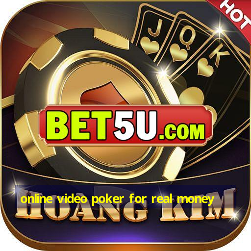 online video poker for real money