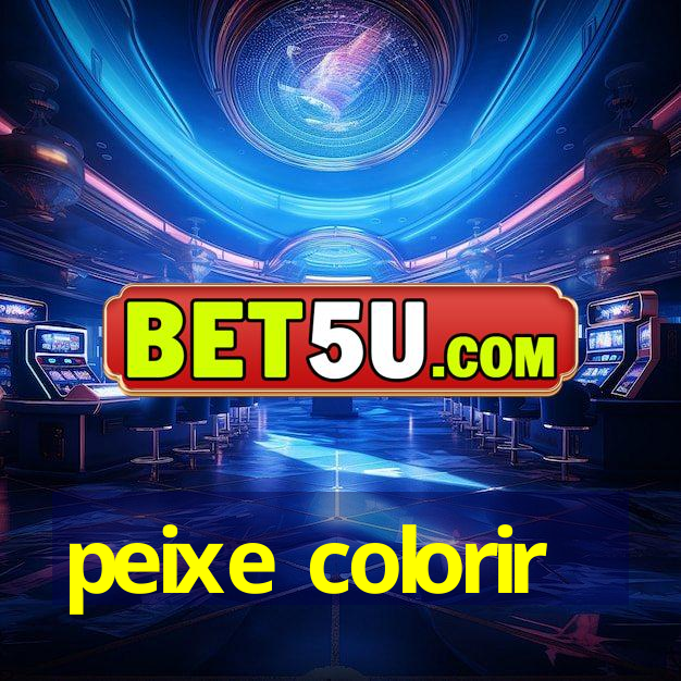 peixe colorir