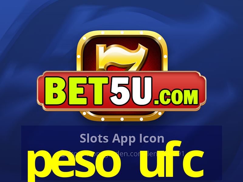 peso ufc