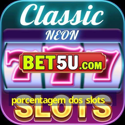 porcentagem dos slots