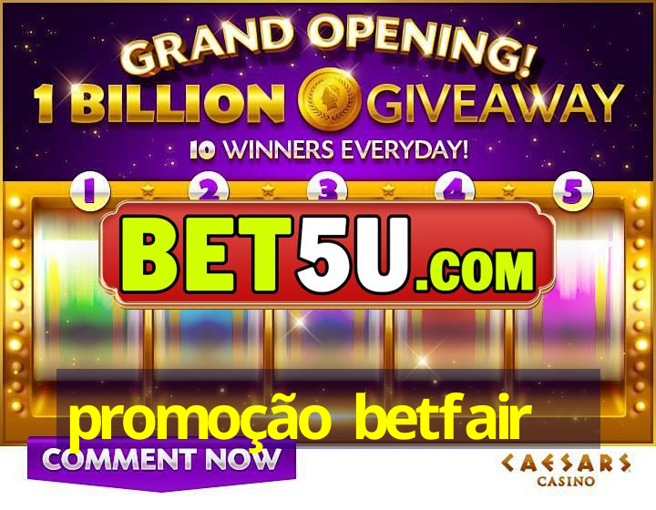 promoção betfair