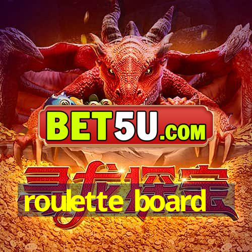 roulette board